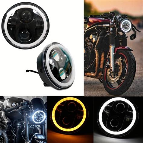 Faro Led Ojo Angel Sportster Iron Daymaker Harley Env O Gratis