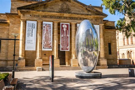 Facade and Main Entrance View of the Building of the Art Gallery of ...