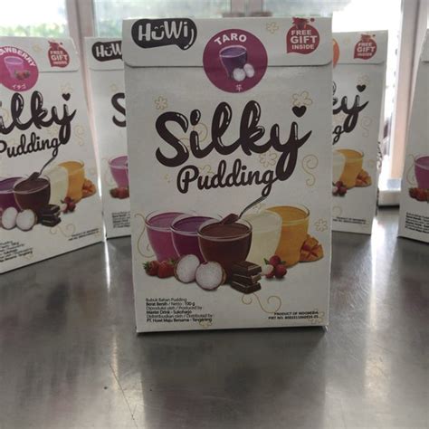 Jual Silky Pudding Taro 100 Gram Talas Yam Huwi Puding Lembut Puyo Susu