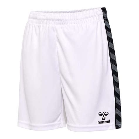 Hummel Authentic Poly Shorts Barn Hvit Sort Torshov Torshov Sport