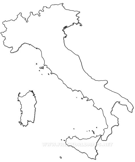 Italy Map Outline Printable Get Map Update