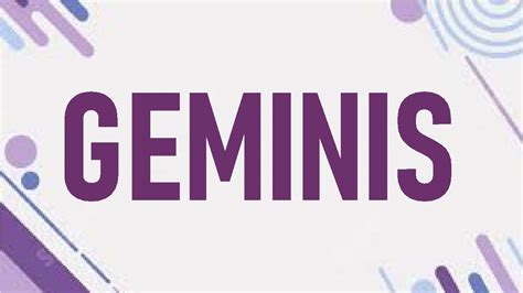 GEMINIS SE VA COMUNICAR CON MUCHO AMOR ESPERA TENER UNA OPORTUNIDAD