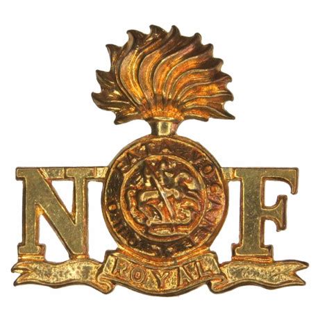 N Grenade F Royal Northumberland Fusiliers FR Shoulder Title