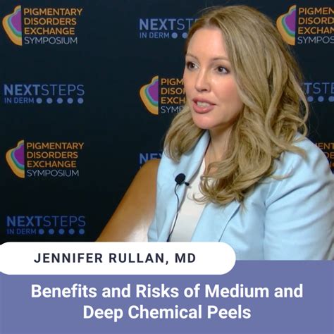 Chemical Peels Rullan Next Steps In Dermatology