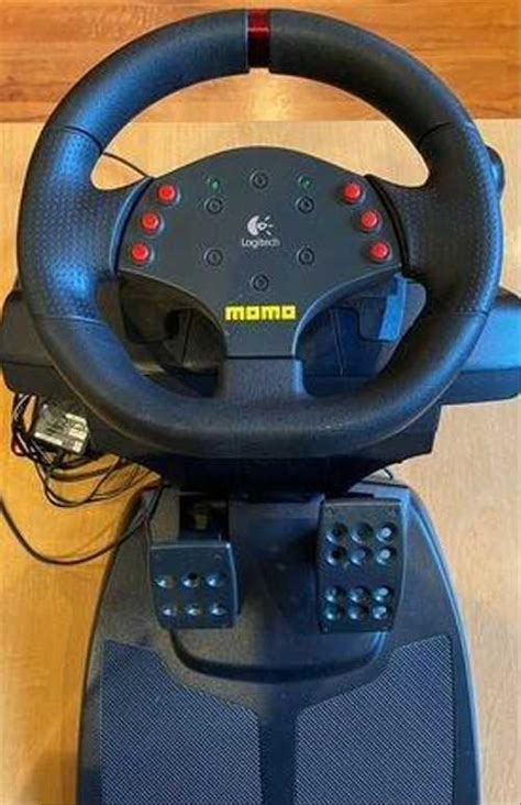 Игровой руль с педалями "momo" Logitech Вся Россия | Комьютерные ...