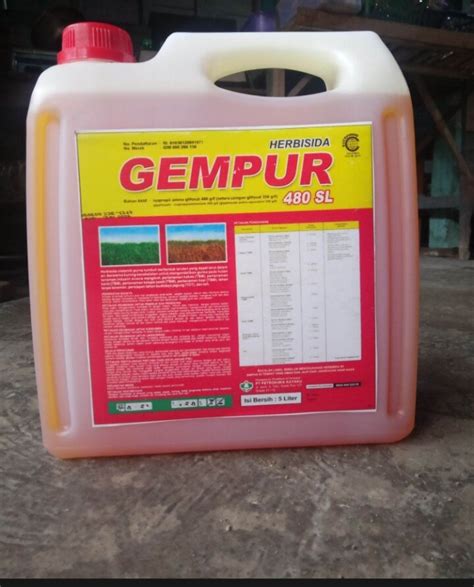 Herbisida Gempur Sl Liter Herbisida Gempur Sistemik Pembasmi