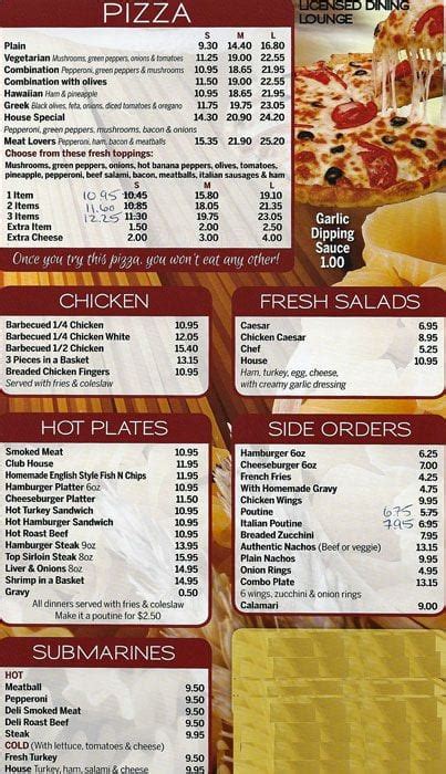 House Of Lasagna Menu Menu For House Of Lasagna Carlington Ottawa Urbanspoon Zomato