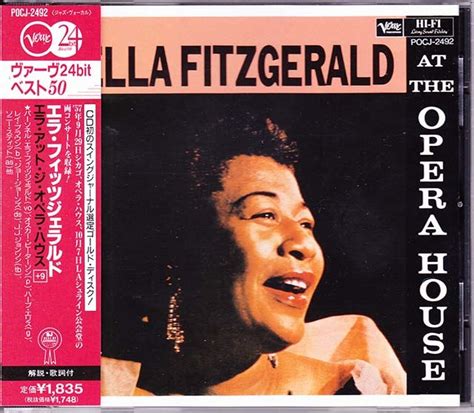 Cd Ella Fitzgerald At The Opera House