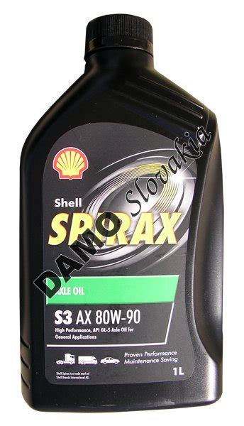 Shell Spirax S Ax W L Damo Slovakia S R O