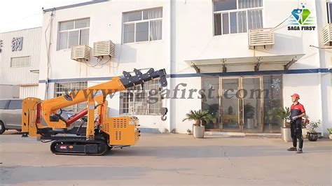 Heavy Duty Mini Spider Crawler Crane Elevator Hoist Glass Curtain Wall