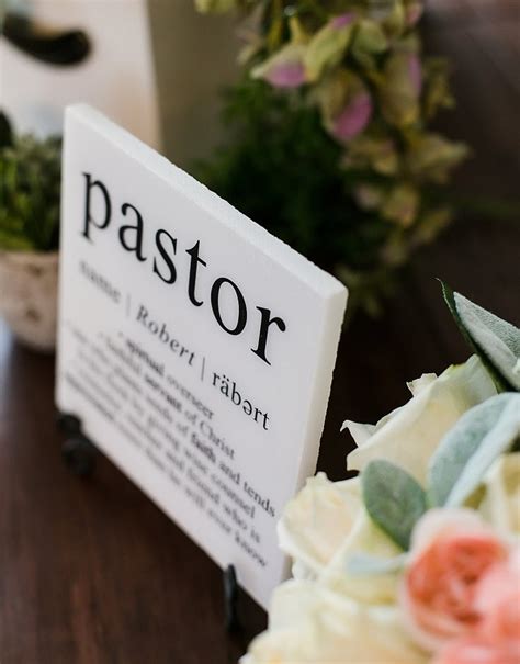 Pastor Appreciation Day Tile Plaque T And Stand Christian Etsy