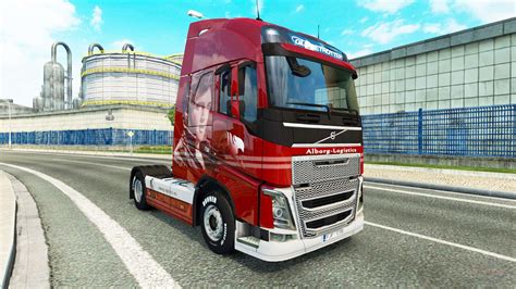 Skin Of Logistics At Volvo Trucks For Euro Truck Simulator 2