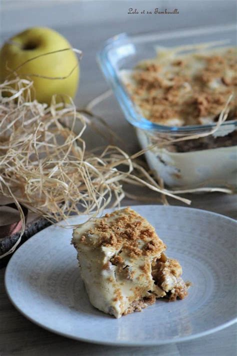 Tiramisu pommes spéculoos ou Tiramiculoos Recette de Lolo et sa