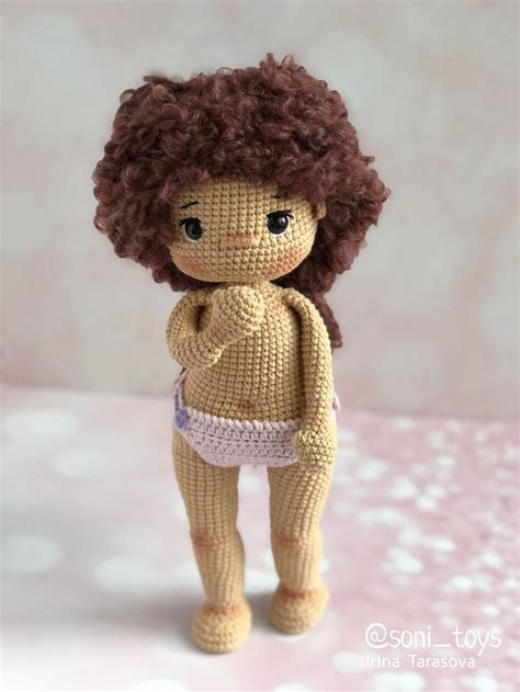 Annie Amigurumi Häkelpuppe Grundmuster Unbekleidet Puppe Hose nicht