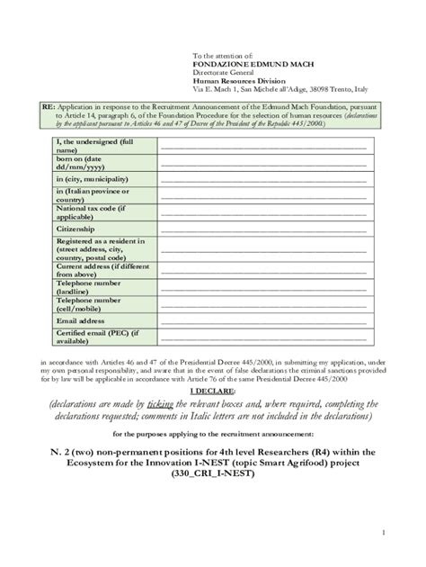 Fillable Online Declarations Are Made By Ticking The Relevant Boxes And Fax Email Print