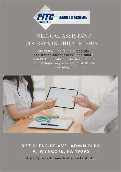 Medical Assistant Courses In Philadelphia By Pitc Institute Issuu