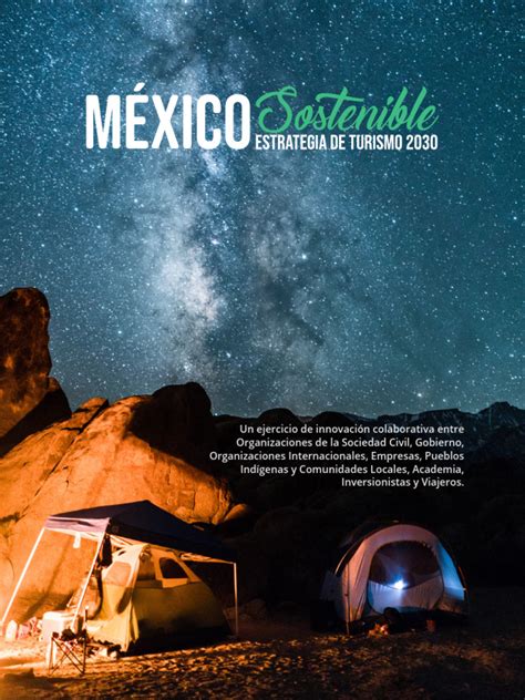 Mexico Estrategia De Turismo Sostenible 2030 Pdf Turismo