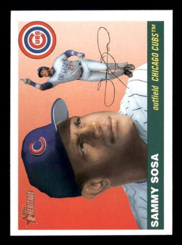 2004 Topps Heritage 28 Sammy Sosa SP Short Print Cubs Z EBay