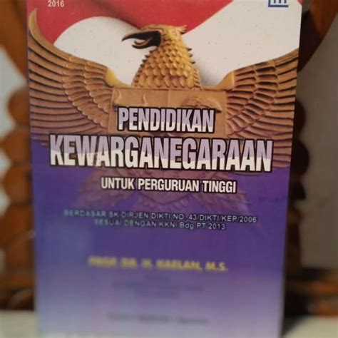 Promo Buku Pendidikan Kewarganegaraan Untuk Perguruan Tinggi Prof