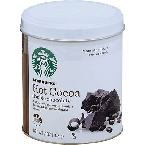 Starbucks Double Chocolate Hot Cocoa Oz Tin Hot Cocoa Foodtown
