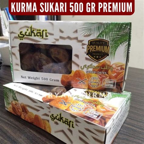 Jual Bisa Cod Kg Kurma Sukari Premium Gr Sukkari Al Qassim