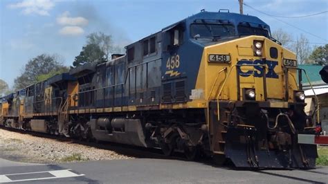 CSX 458 With A Nice K5H Leads CSX I143 4 14 22 YouTube