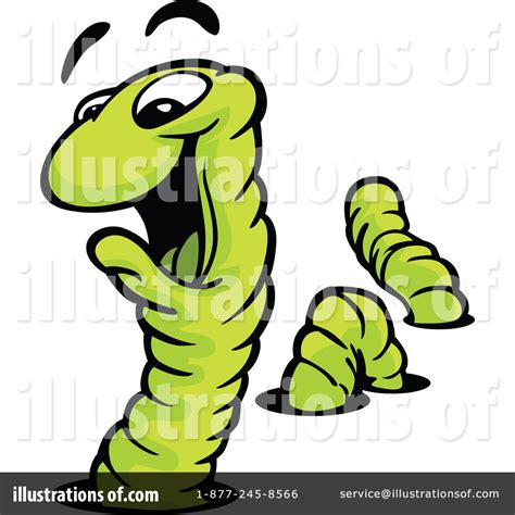 Worm Clipart #1196345 - Illustration by Chromaco