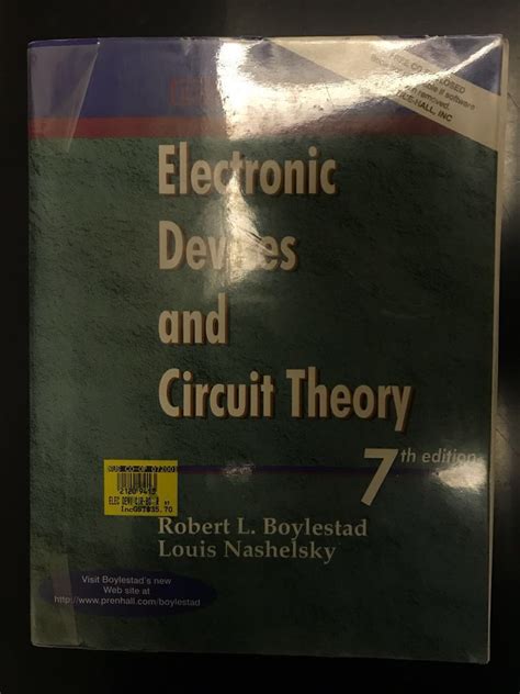 Nus Physics Electronic Devices And Circuit Theory By Robert L