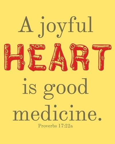 Proverbs Esv A Joyful Heart Is Good Medicine But A Crushed