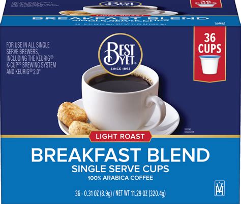 Breakfast Blend Coffee K-Cup - Best Yet Brand