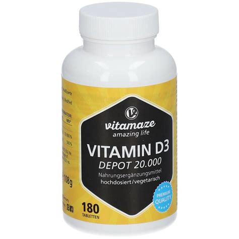 Vitamaze Vitamin D I E Depot Hochdosiert St Shop Apotheke