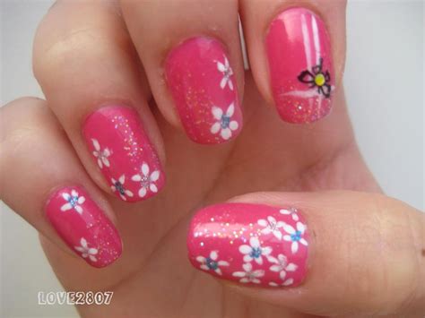 Hot Pink Nail Designs Pccala