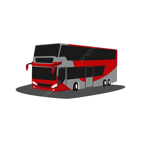 Gambar Templat Logo Bis Bersusun Untuk Transportasi Logo Vektor