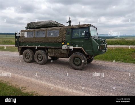 A British Army Steyr Daimler Puch BAE Systems Pinzgauer High Mobility