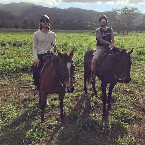 From Joey Gray @grayjoey Instagram PHOTO: Adam Lambert & Joey On Horses ...