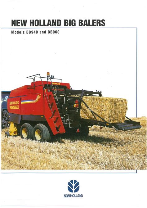 New Holland Big Baler Bb940 Bb960 Brochure