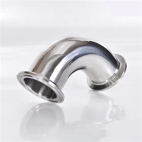 Bstv Sanitary DIN Stainless Steel Clamped 90 Degree Elbow China Elbow