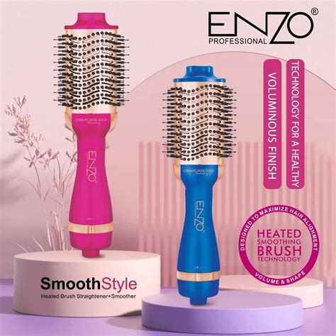 Precision Ware ENZO EN Electric Ion Hot Air Brush In Hair Dryer And Styler With Ionic