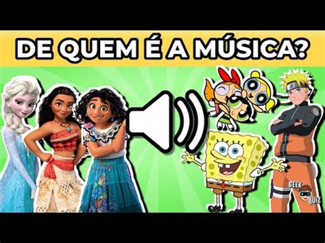 Adivinhe O Desenho Ou Filme Pela M Sica Desafio Musical Youtube