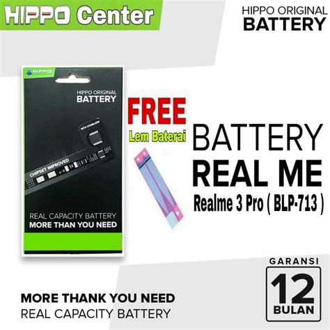 Jual Baterai Hippo Realme Pro Battery Real Me Pro Blp