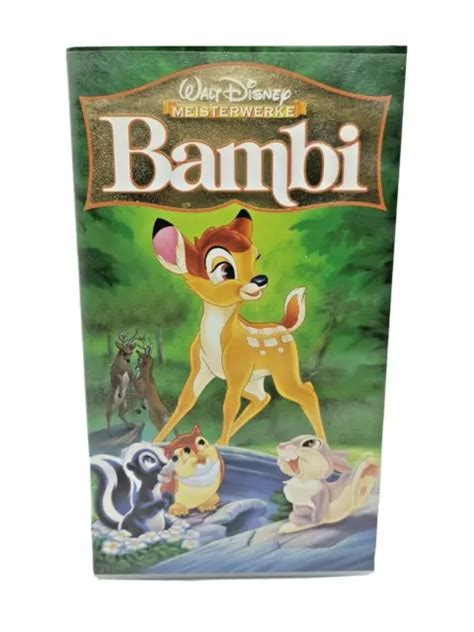 Bambi Vhs Videokassette Meisterwerk Klassiker Walt Disney Eur