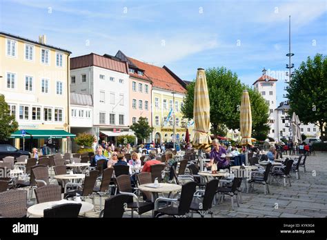 Germany Upper Bavaria Traunstein Town Stockfotos & Germany Upper ...