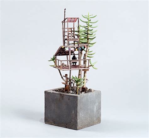 Houseplant Treehouses By Artist Jedediah Corwyn Voltz Booooooom