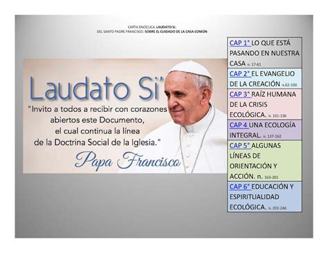 Rubén Pedro Rodríguez Torres LAUDATO SI CARTA ENCÍCLICA DEL SANTO