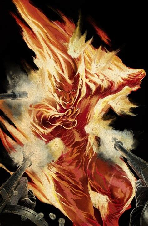 The Human Torch By Alex Ross Human Torch Marvel Comics Art Marvel