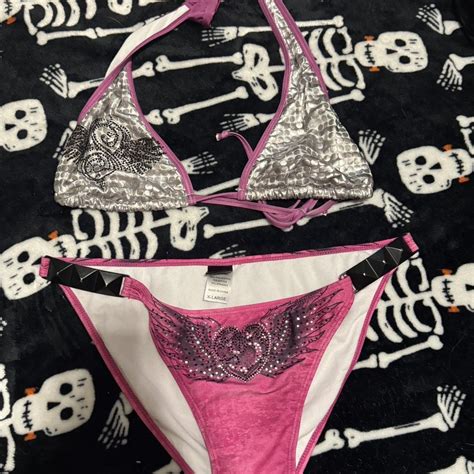 Super Cute Sinful By Affliction Bikini It Has Depop