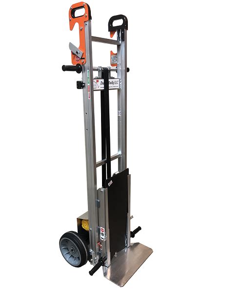 Electric Powered Dump Dolly Ez Latch Garbage Can Hand Truck Lift