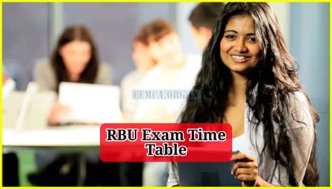 RBU Time Table 2025 rbu.ac.in, Rabindra Bharati University DDE BA BSC ...