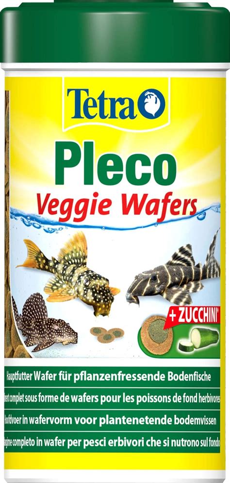 Tetra Kompletné krmivo pro býložravé ryby Pleco Veggie Wafers 250 ml