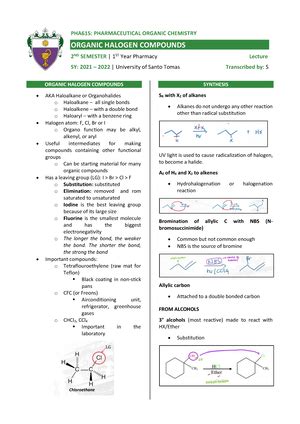 Pha Lecture Alcohols Ethers And Phenols Part Alcohols And